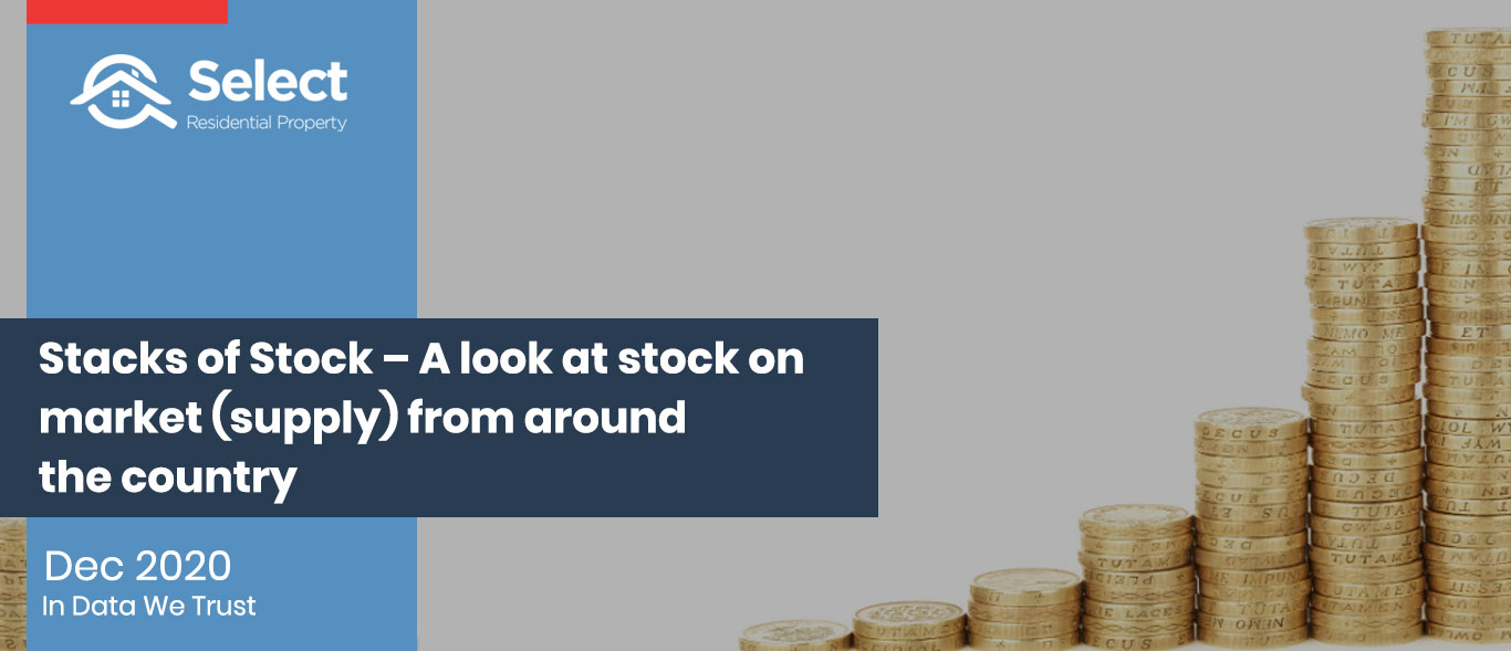 Stacks of Stock - A look at stock on market (supply) from around the country